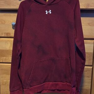 Under Armour Youth XL Red/Maroon Hoodie